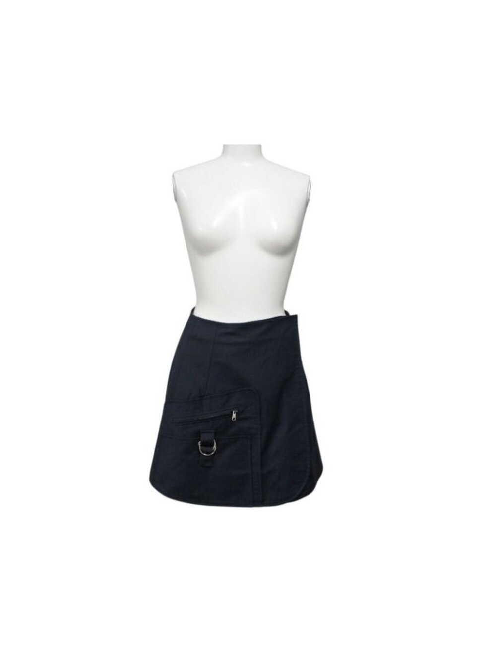 Dior Wrap Skirt Navy Cotton Elastane 34